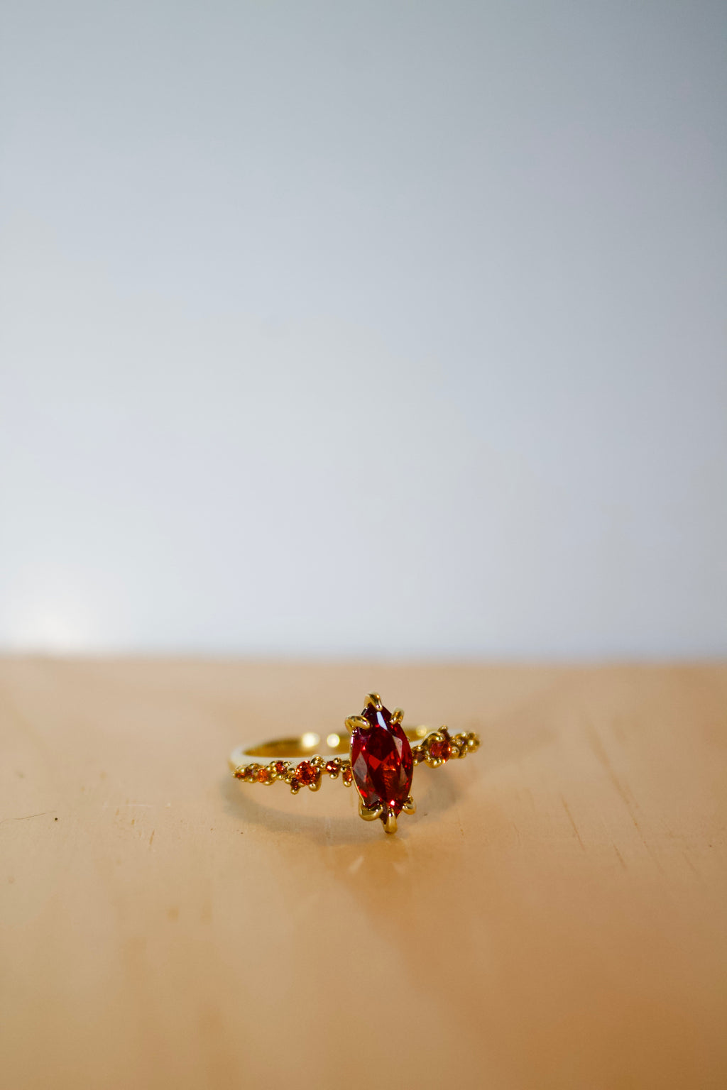 Scarlet Dusk Ring